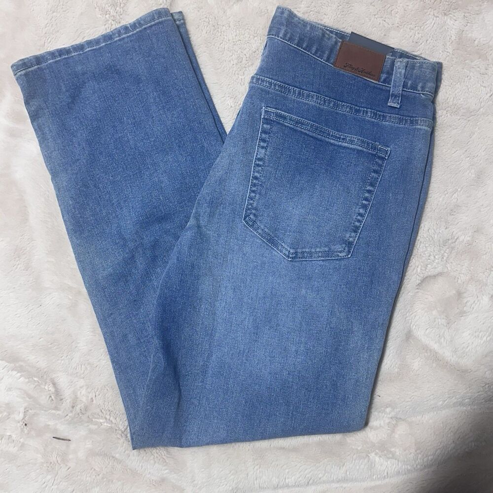 Flag & Anthem MadeFlex Straight Leg Jeans Medium Wash Blue Mens 31x30 NWT